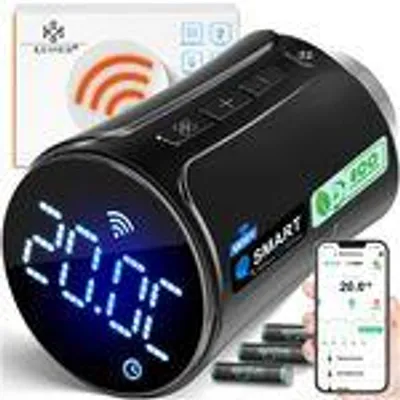 Produktbild von KESSER® Heizkörperthermostat WiFi Heizungsregler, Smart Home App, Alexa & Google Assistant