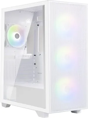 Image de BitFenix Flow FRGB / ATX / ventilateur FRGB 4x120mm / 2xUSB 3.0 / verre trempé / blanc