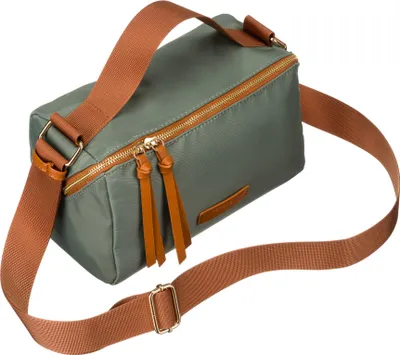 Obrázek produktu pro Peterson dámská listonoska z nylonu a  zeleno hnědá 26 cm