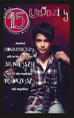 Image de Carte de vœux « 15e anniversaire » U93 - AbCard