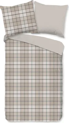 Immagine prodotto di Set di biancheria da letto in flanella Good Morning Bernardus Colore Sabbia Dimensioni 135x200+80x80