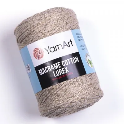 Obrázek produktu pro Yarn Art Macrame Bavlna Polyester 2 mm 205 m 735 Šňůra