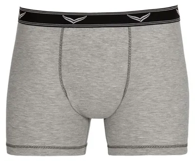 Produktbild von Trigema Herren Pants mit Webgummibund aus Baumwolle Grau-Melange XL