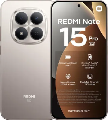 Immagine prodotto di REDMI Note 15 Pro 5G 8/256GB Titanio