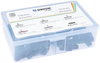 Produktbild von UNION Bremsgummi "BS-801E" Für hydraulis Werkstattverpackung à 25 Paar
