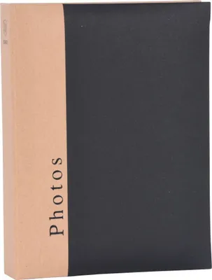 Obrázok produktu pre Henzo 50.206.08, Čierna, 200 listy, 10 x 15, Lepená väzba, Papája, Biela
