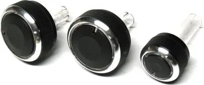 Zdjęcie produktu dla Aluminiowy chromowany przełącznik obrotowy ogrzewania klimatyzacji AC do VW Golf 4 Bora Lupo Passat Polo 6N