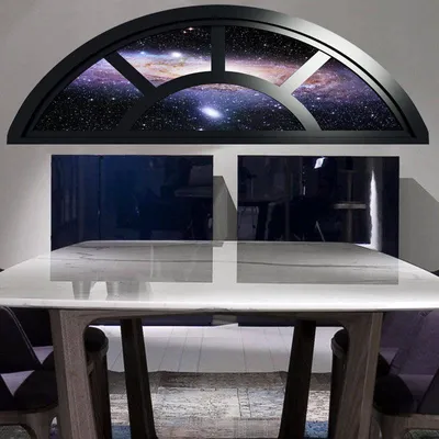 Image de Autocollant à effet 3D « Voie lactée » 30 x 90 cm