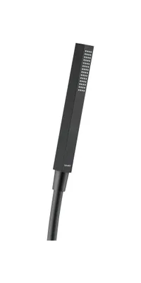 Produktbild von Duravit Stabbrause MinusFlow 212mm, Anschl.-G. G 1/2, eck., sw matt