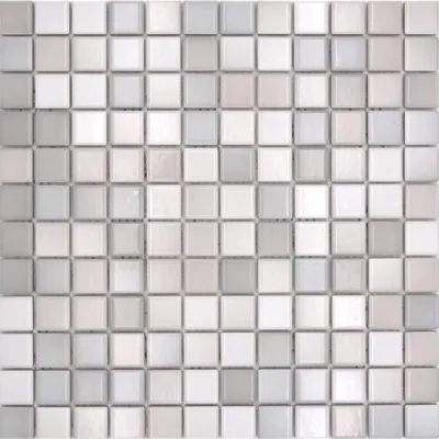 Produktbild von Keramik Mosaik Fliesen Jasba warm grey mix glänzend k.A. Küchenwand Badezimmerfliese Duschwand / 10 Mosaikmatten