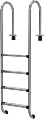 Produktbild von Tiefbeckenleiter 4 Stufen - ENG, Edelstahl V2A