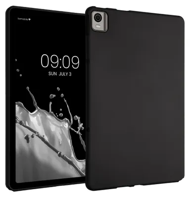 Produktbild von kwmobile Schutzhülle kompatibel mit Nokia T21 Tablet - Hülle Silikon - Tablet Cover Case Schwarz matt