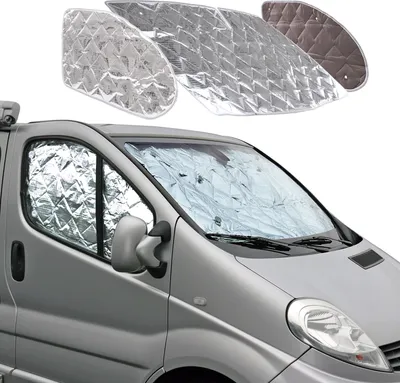 Produktbild von Thermomatten Set 3-tlg. ohne Heckscheibe | passend für VW T3 alle Modelle