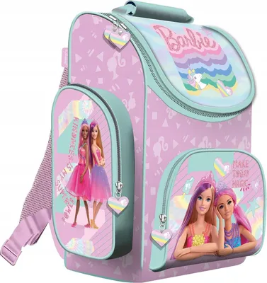 Produktbild von 4tlg BARBIE Schulranzen set Rucksack Federtasche Sportbeutel SCHÜRZE