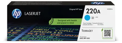 Obrázok produktu pre HP Originálna azúrová tonerová kazeta 220A LaserJet, 1800 strany, Azúrová, 1 kusov