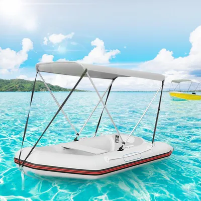 Immagine prodotto di Copertura Bimini top, impermeabile, resistente ai raggi UV, per kayak, barca, tettuccio, tenda da sole, protezione solare