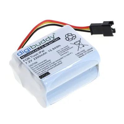 Produktbild von digibuddy Akku kompatibel zu Tivoli Pal / iPal / Teac R-1 / R-2 / R-5 NiMH - 3-poliger Stecker