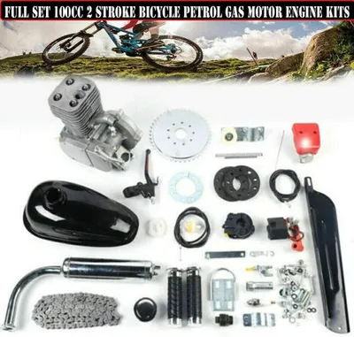 Produktbild von Sada dvoutaktních motorů pro motocykly 100CC Sada pro motory pro jízdní kola Motocykly 3,2 kW 100CC Plynový motor Sada motorů pro benzínová kola CDI E