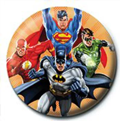 Produktbild von Justice League - Button Badge - Burst