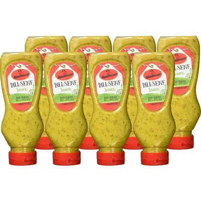 Image de Händlmaier Sauce moutarde à l'aneth Vegan Douceur Bouteille 225ml Pack de 8