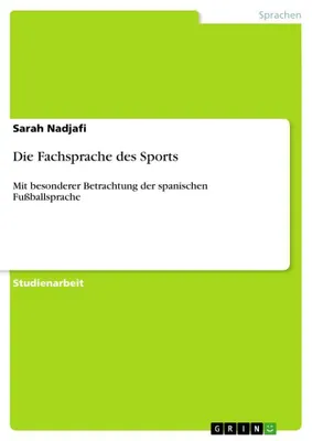 Produktbild von Die Fachsprache des Sports