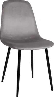 Produktbild von Esszimmerstuhl HLO-CP72 Samt  grau