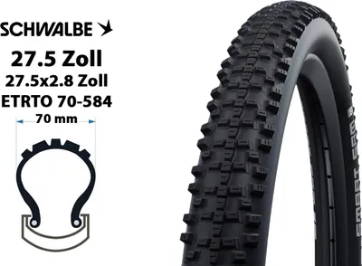 Produktbild von 27.5 Zoll SCHWALBE Reifen 27.5x2.8 Smart Sam K-Guard Active 70-584