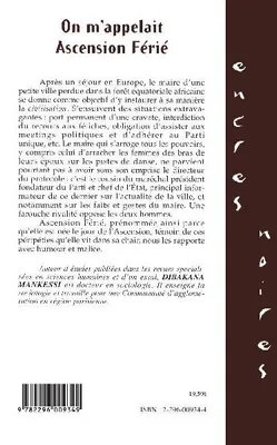 Produktbild von On m'appelait Ascension Férié