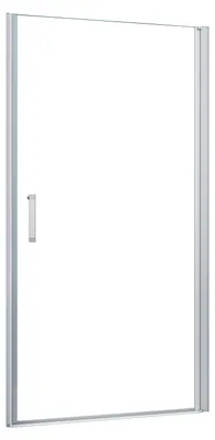 Produktbild von Duschspa EP-Weiß Nischentür 100x185cm Duschkabine Drehtür Duschtür 5mm ESG Sicherheitsglas Dusche Pendeltür