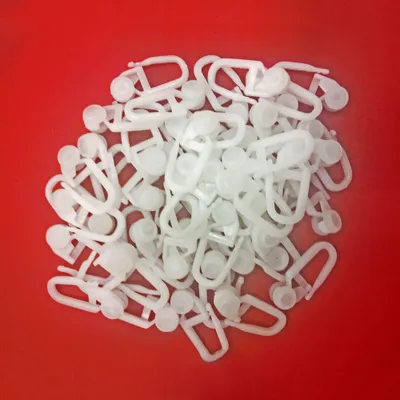 Produktbild von 500 Stück Gardinenröllchen Röllchen Gardinenrollen mit Faltenlegehaken Innenlaufrollen 7 mm