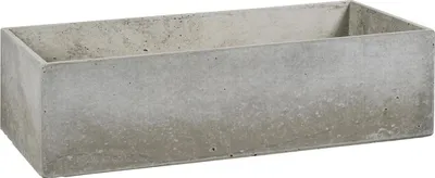Zdjęcie produktu dla Donica Betonowa Zewnętrzna Na Dwór Z Otworami Zadora BOX L 90x45x25 szary naturalny