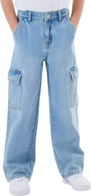 Produktbild von Name It Rose Wide Cargo Jeans Mädchen