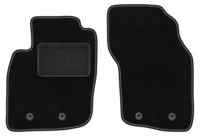 Immagine prodotto di Tappetini anteriori in moquette per Volvo V40 I 1995-2004 (station wagon) – 2 pezzi, neri, su misura – Wielganizator LUX