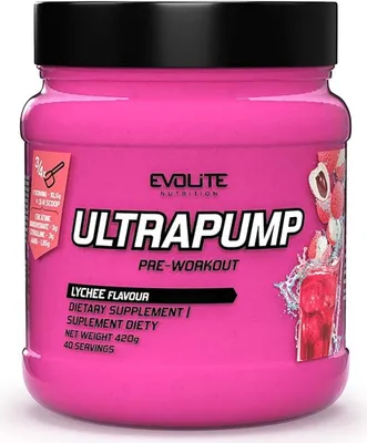 Produktbild von Evolite Nutrition ULTRAPUMP – 420 g Lychee