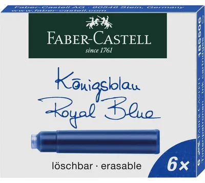 Zdjęcie produktu dla Faber-Castell 185506, Niebieski, Wielobarwny, Polipropylen (PP), 6 szt., Pudełko, Niemcy