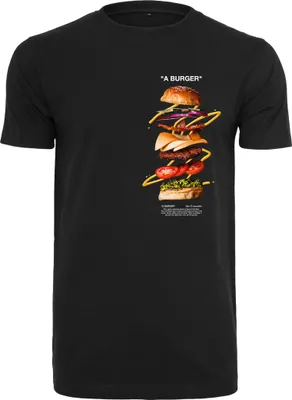 Image de Mister Tee T-Shirt A Burger Tee Black-M