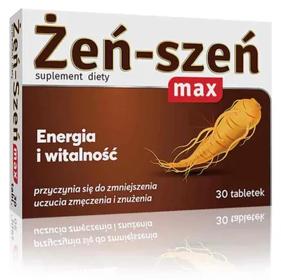 Obrázok produktu pre Żeń-Szeń Max, 30 tabletek