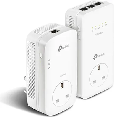Produktbild von TP-LINK TL-WPA8630P KIT 1200 Mbit/s Eingebauter Ethernet-Anschluss WLAN Weiß
