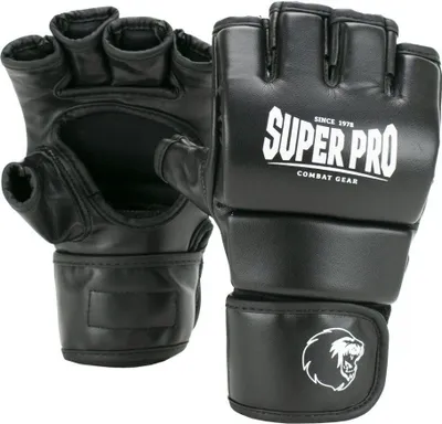 Produktbild von Super Pro MMA Handschuhe Brawler - Schwarz/Weiß(XL)