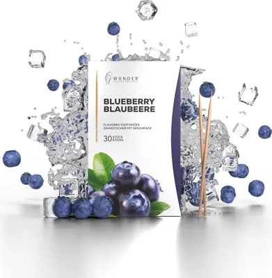 Produktbild von Wunderzahnstocher Blueberry Aroma Single Pack 30 Stück