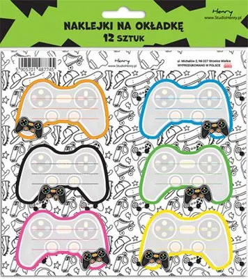 Image de Autocollants pour cahiers, lot de 12