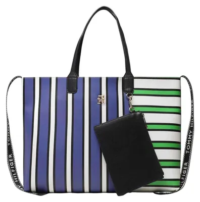 Produktbild von Tommy Hilfiger - Handtasche, Blockfarben NA1375 (Einheitsgröße) (Blau/Grün)