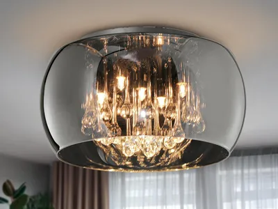 Produktbild von Deckenleuchte VAPORE Silber Ø 40cm
