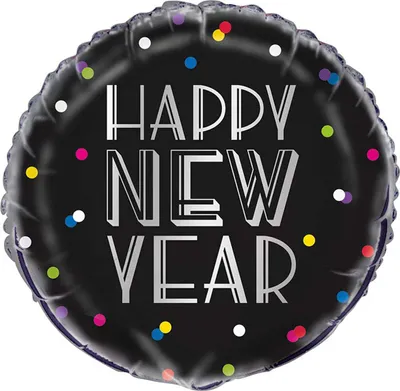Produktbild von Happy New Year Folienballon Silvester