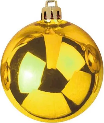 Produktbild von EUROPALMS Dekokugel 10cm, gold 4x (83501261)