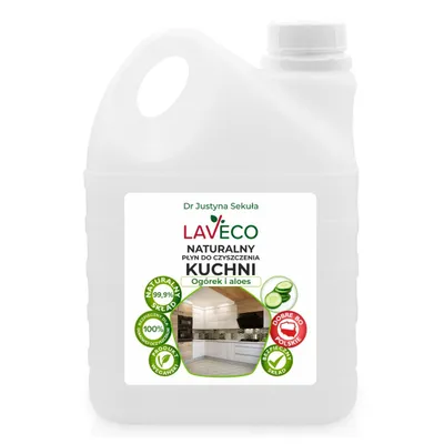 Zdjęcie produktu dla Naturalny płyn do czyszczenia kuchni – ogórek i aloes – 2 l