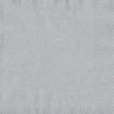 Produktbild von Duni Servietten silber 33x33 cm