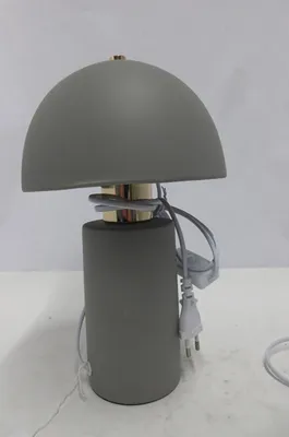 Obrázek produktu pro Stolní lampa Gilde, model "Houba", keramika, šedá barva, balení obsahuje 2 kusy, průměr: 17,5 cm, výška: 29,00 cm, číslo produktu: 34504