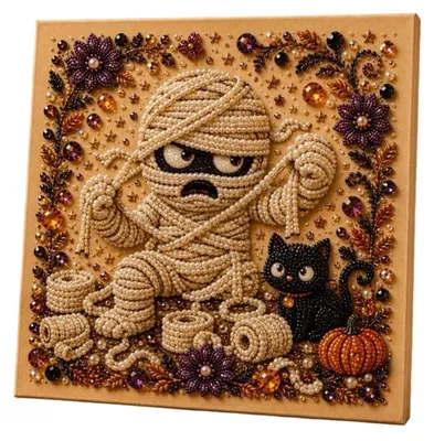 Zdjęcie produktu dla Zestaw do rękodzieła "Halloween" z motywami inspirowanymi perłomutem