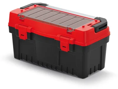 Productafbeelding van Gereedschapskoffer, veelzijdig, met aluminium handvat, plastic, 55 cm lang